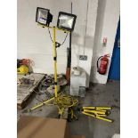 Two Tripod Site Lights, 110V Please read the following important notes:- ***Overseas buyers - All