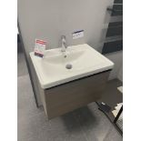 Duravit Basin Unit, with tap, approx. 650mm x 470mm Please read the following important notes:- ***