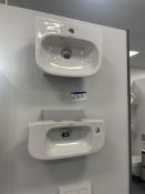 Two Duravit Basins, one approx. 500mm x 220mm and one approx. 440mm x 330mm Please read the
