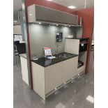 Masterclass Kitchens Italia CASHMERE COFFEE KITCHEN UNIT, with cabinets, Siemens dishwasher,