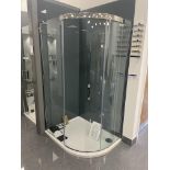 Sliding Door Shower Enclosure, approx. 1.2m x 800mm Please read the following important notes:- ***
