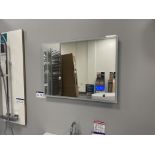HIB Wall Mounted Blue Tooth Mirror/ Speaker, approx. 800mm x 600mm Please read the following