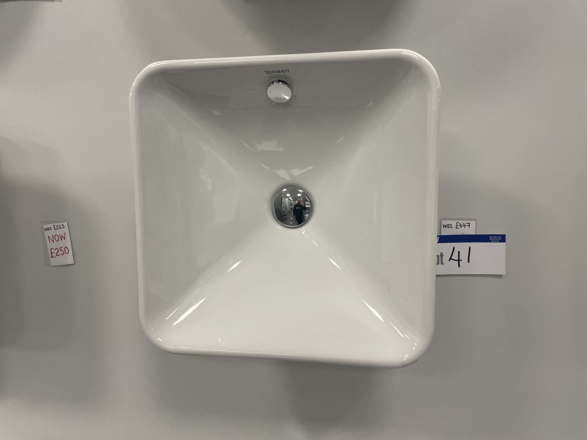 Duravit Basin Please read the following important notes:- ***Overseas buyers - All lots are sold