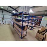 Seven Bays of Boltless Steel Shelving, Approx. 1.8m x 0.6m x 1.8m Please read the following