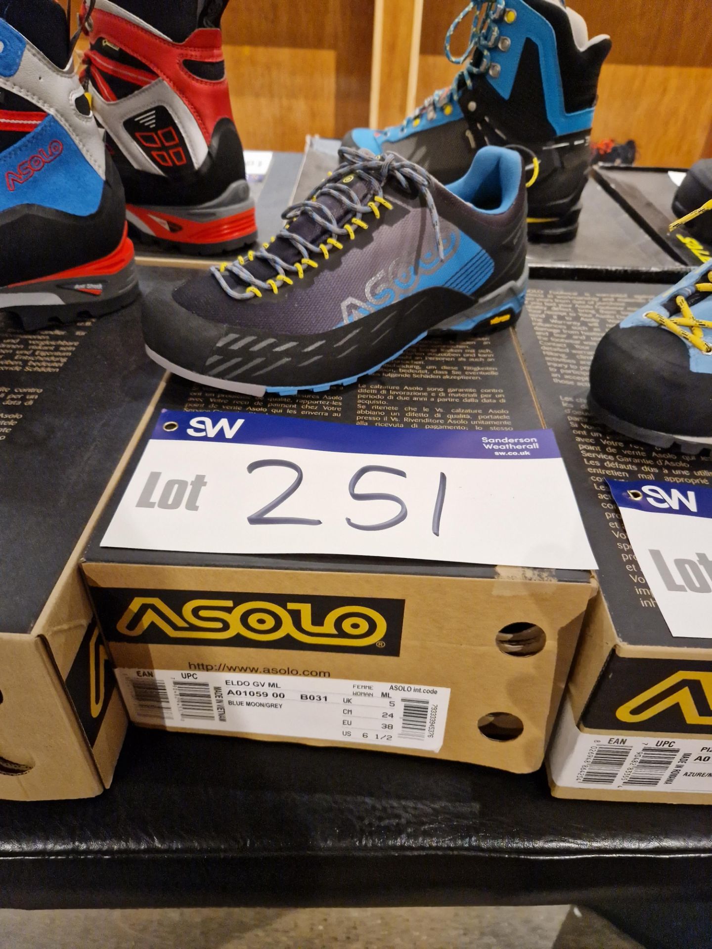 Asolo Eldo GV ML Trainers, Colour: Blue Moon/Grey, Size: 5 UK Please read the following important