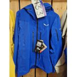 Salewa Puez GTX Paclite M Jacket, Colour: Electric Blue, Size: 48/M Please read the following