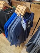 Eight Salewa T-Shirts, Colours: Dark Denim / Electric Blue, Sizes: Ranging from XS to L Please