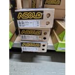 Three Pairs of Asolo PIZ GV MM Boots, Colour: Azure/Mimosa, Sizes: 5 UK, 6 UK, 7 UK Please read