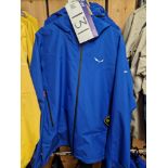 Salewa Puez GTX Paclite M Jacket, Colour: Electric Blue, Size: 54/2X Please read the following