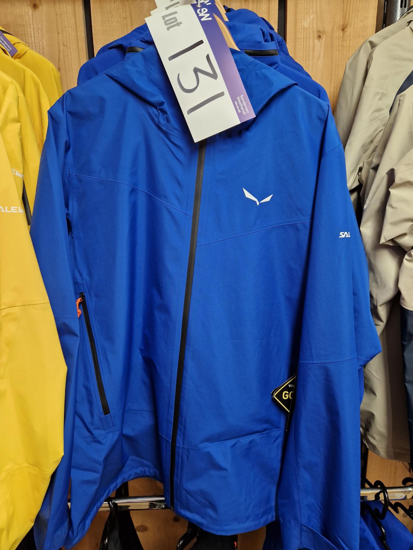 Salewa Puez GTX Paclite M Jacket, Colour: Electric Blue, Size: 54/2X Please read the following