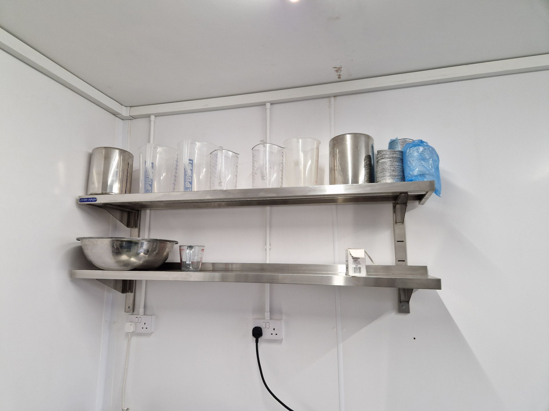 Two Parry Stainless Steel Preparation Tables and Two 2 Tier Stainless Steel Shelf Units (Lot subject - Image 3 of 4