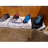 Three Pairs of Dynafit Feline SL W GTX / Transalper GTX / WS Alpenviolet GTX Trainers, Colours: