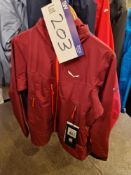 Salewa Sella Responsive Jacket, Colour: Rhodo Red, Size: 44/38 and Dynafit Radical 2 GTX Jacket,