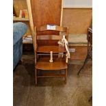 Two Wooden Child Chairs Please read the following important notes:- ***Overseas buyers - All lots