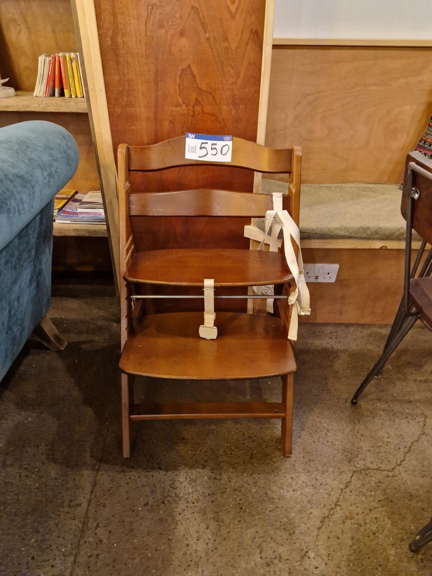 Two Wooden Child Chairs Please read the following important notes:- ***Overseas buyers - All lots