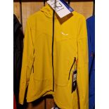 Three Salewa Agner DST M Jackets, Colour: Gold, Sizes: 50/L, 52/XL, 54/XXL Please read the following