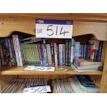 Quantity of Walking Guides and Books, as set out on one shelf of bookcase Please read the