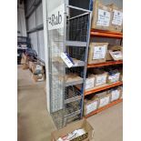 Six Tier Wire Mesh Shelving Unit, Approx. 0.4m x 0.6m x 2m Please read the following important