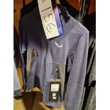 Salewa Lavaredo Hemp M Hooded Jackets, Colour: Navy Blazer, Sizes: 46/S Please read the following