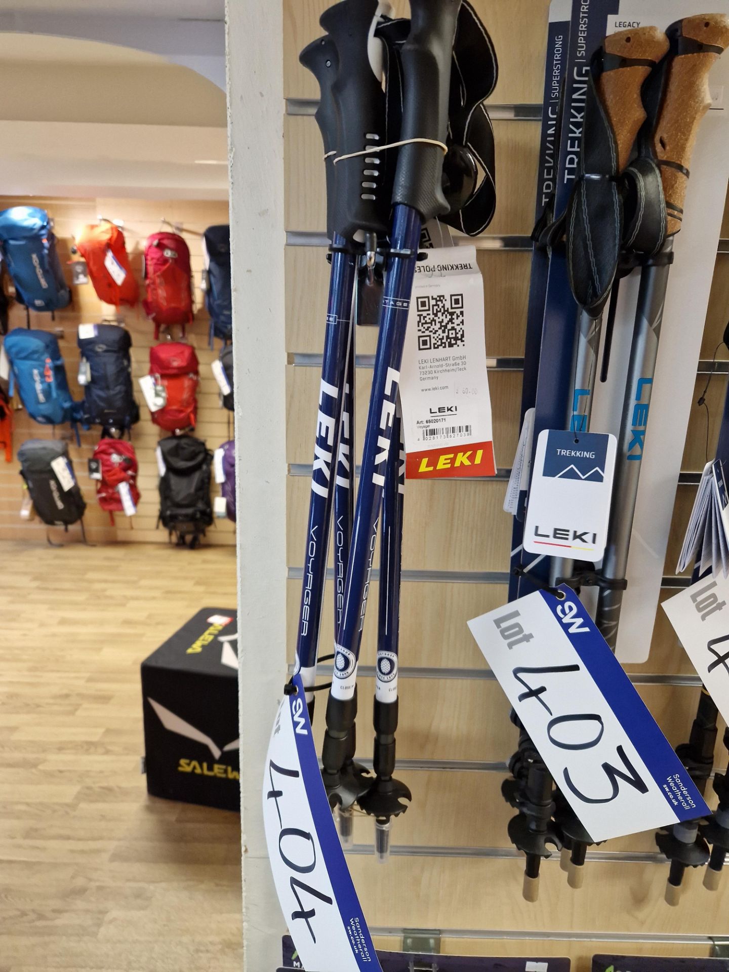 Two Packs of Leki Voyager Aluminium Trekking Poles Please read the following important notes:- ***
