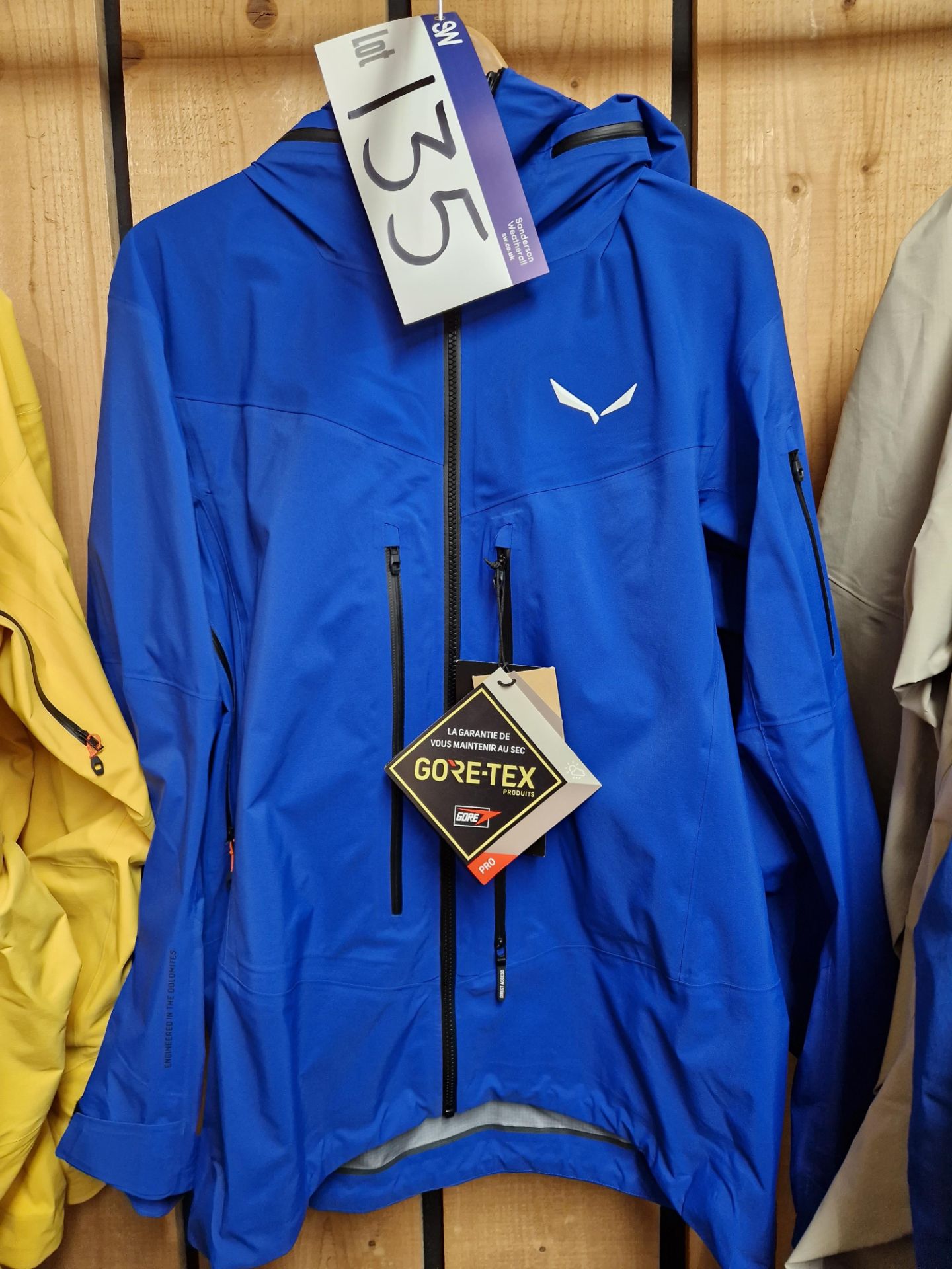 Salewa Puez GTX Paclite M Jacket, Colour: Electric Blue, Size: 54/XXL Please read the following