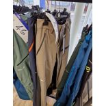 Three Salewa Terminal / Puez Dolomitic Trousers, Colours: Bungie Cord / Black Out / Navy, Sizes: S