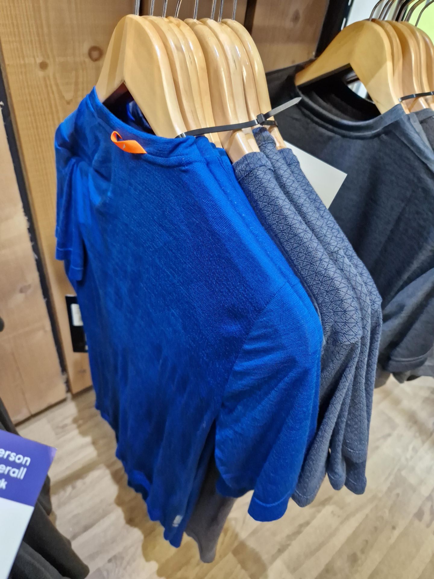Eight Salewa T-Shirts, Colours: Dark Denim / Electric Blue, Sizes: Ranging from XS to L Please - Image 2 of 2