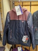 Two Dynafit Radical PRL Hooded Jackets, Colour: Blueberry Mokarosa, Size: M, XL Please read the