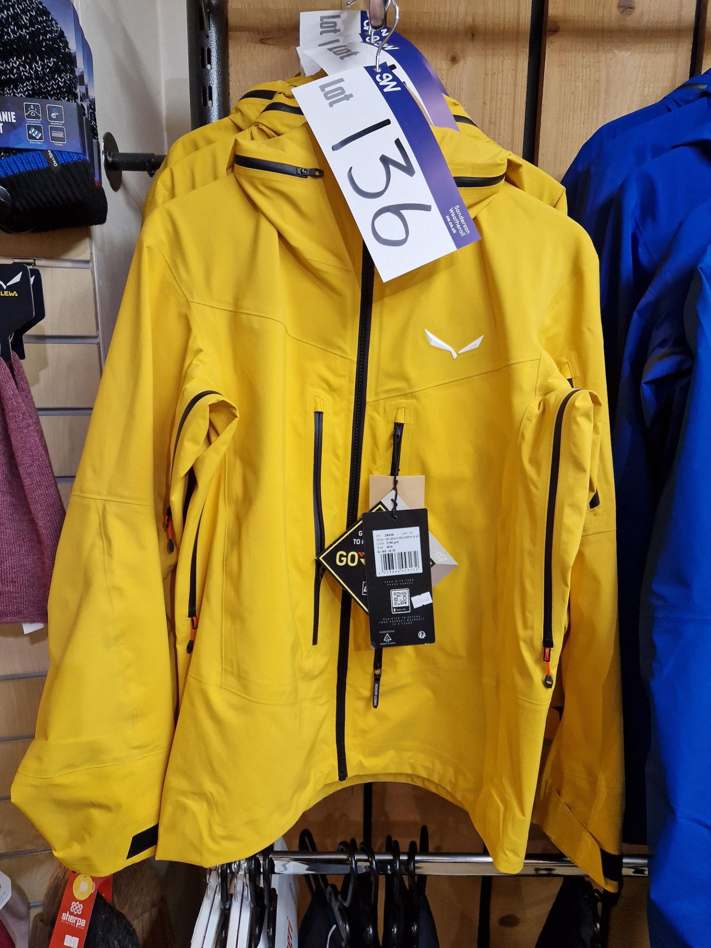 Salewa Ortles GTX Pro Stretch M Jacket, Colour: Gold, Size: 46/S Please read the following important