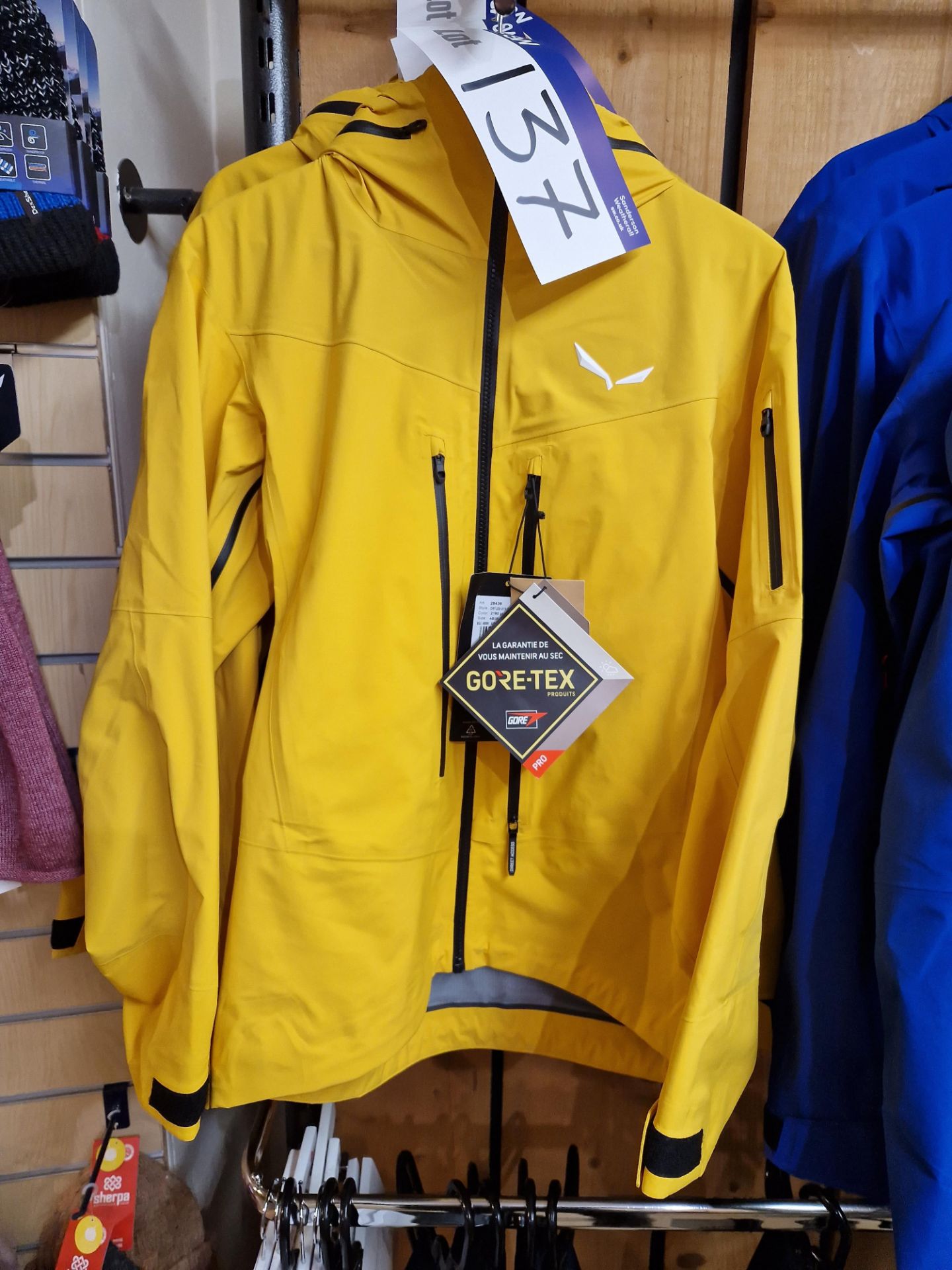 Salewa Ortles GTX Pro Stretch M Jacket, Colour: Gold, Size: 48/M Please read the following important