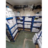 Seven Bays of Boltless Steel Shelving, Approx. 0.7m x 0.3m x 1.5m Please read the following