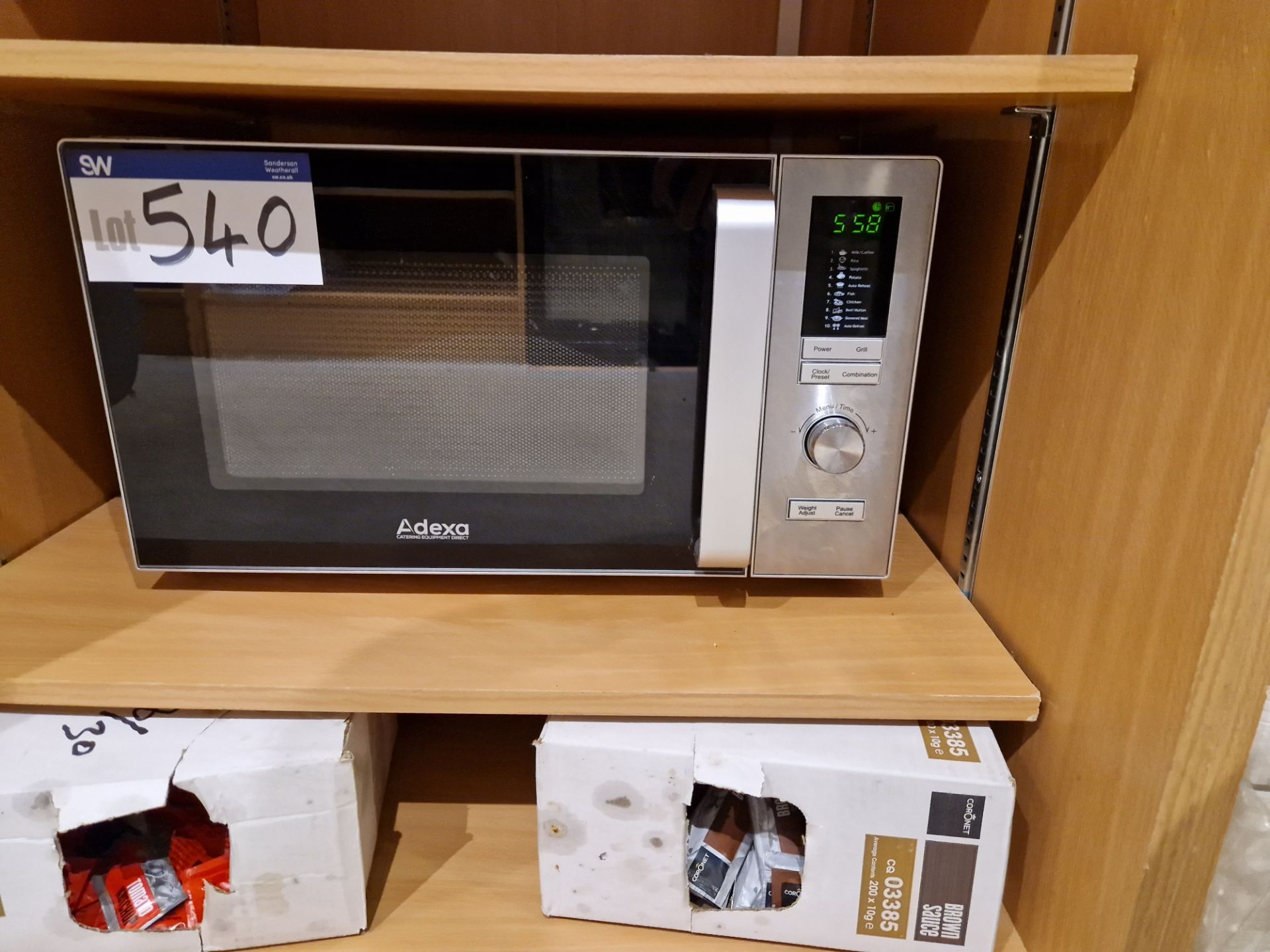 Adexa Microwave Please read the following important notes:- ***Overseas buyers - All lots are sold