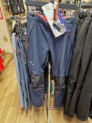 Two Pairs of Salewa Sesvenna 2 DST Trousers, Colour: Navy Blazer, Sizes: 44/38, 46/40 Please read