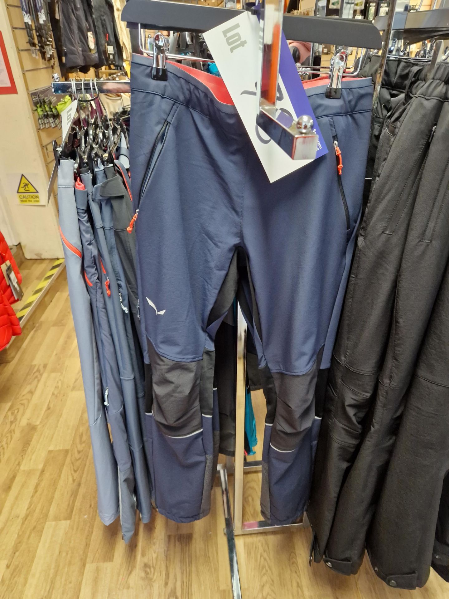 Two Pairs of Salewa Sesvenna 2 DST Trousers, Colour: Navy Blazer, Sizes: 44/38, 46/40 Please read