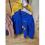Three Salewa Ortles GTX Pro Stretch Jackets, Colour: Electric Blue, Sizes: 42/36, 46/40, 48/42