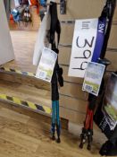 Two Silverpoint 7503 Crosscountry 135 Aluminium Trekking Poles Please read the following important