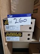 Two Pairs of Asolo Freney EVO GV MM Boots, Colour: Graphite/Green Lime, Sizes: 8.5 UK, 8 UK Please