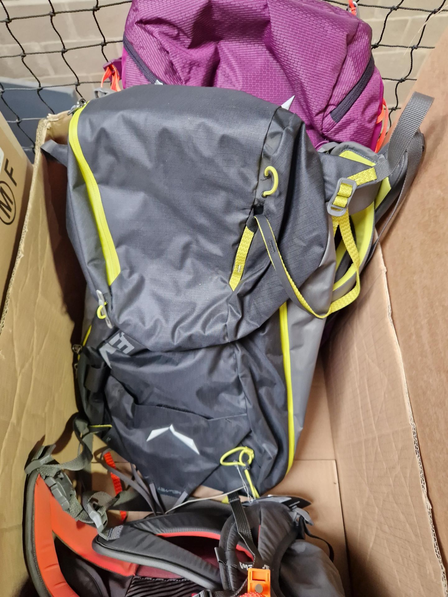 Three Salewa Winter Train / Alp Trainer Backpacks, Colour: Dark Purple / Black Please read the - Image 2 of 3