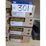 Four Pairs of Asolo Freney EVO MID GV ML Boots, Colour: Graphite/Sea Blue, Sizes: 8 UK, 7.5 UK, 7