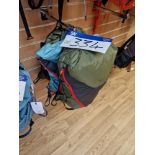 Three Dynafit Traverse 16 Backpack, Colour: Winter Moss/Black Out, Marine Blue/Blueberry, Size: M/
