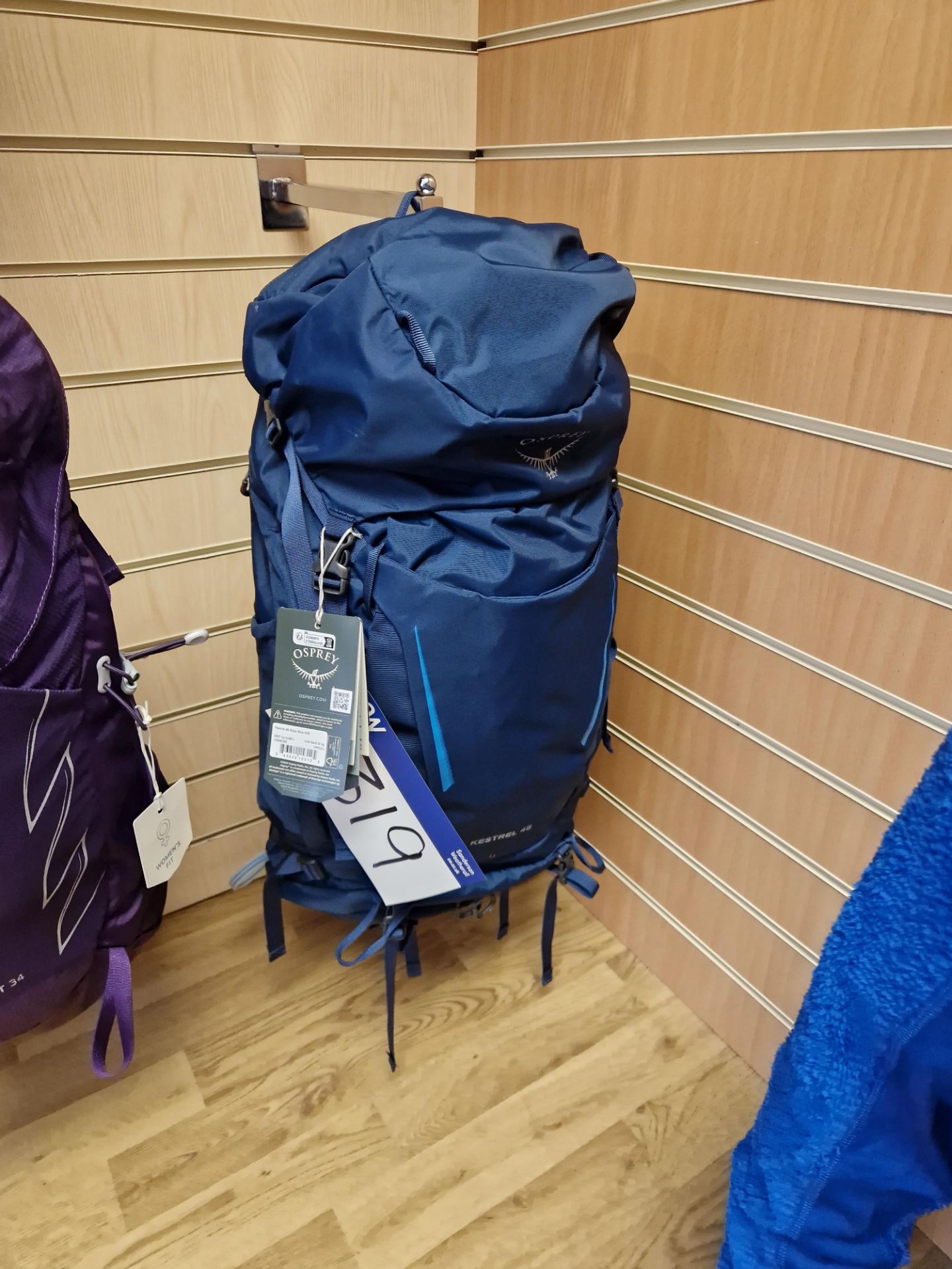 Osprey Kestrel 48 Atlas Blue S/M Backpack, 2.02kg Please read the following important notes:- ***