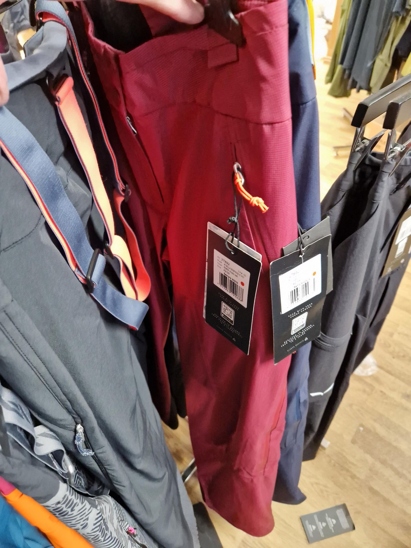 Three Pairs of Salewa Ortles / Sella Responsive Trousers, Colour: Rhodo Red / Navy Blazer / Black - Image 2 of 6