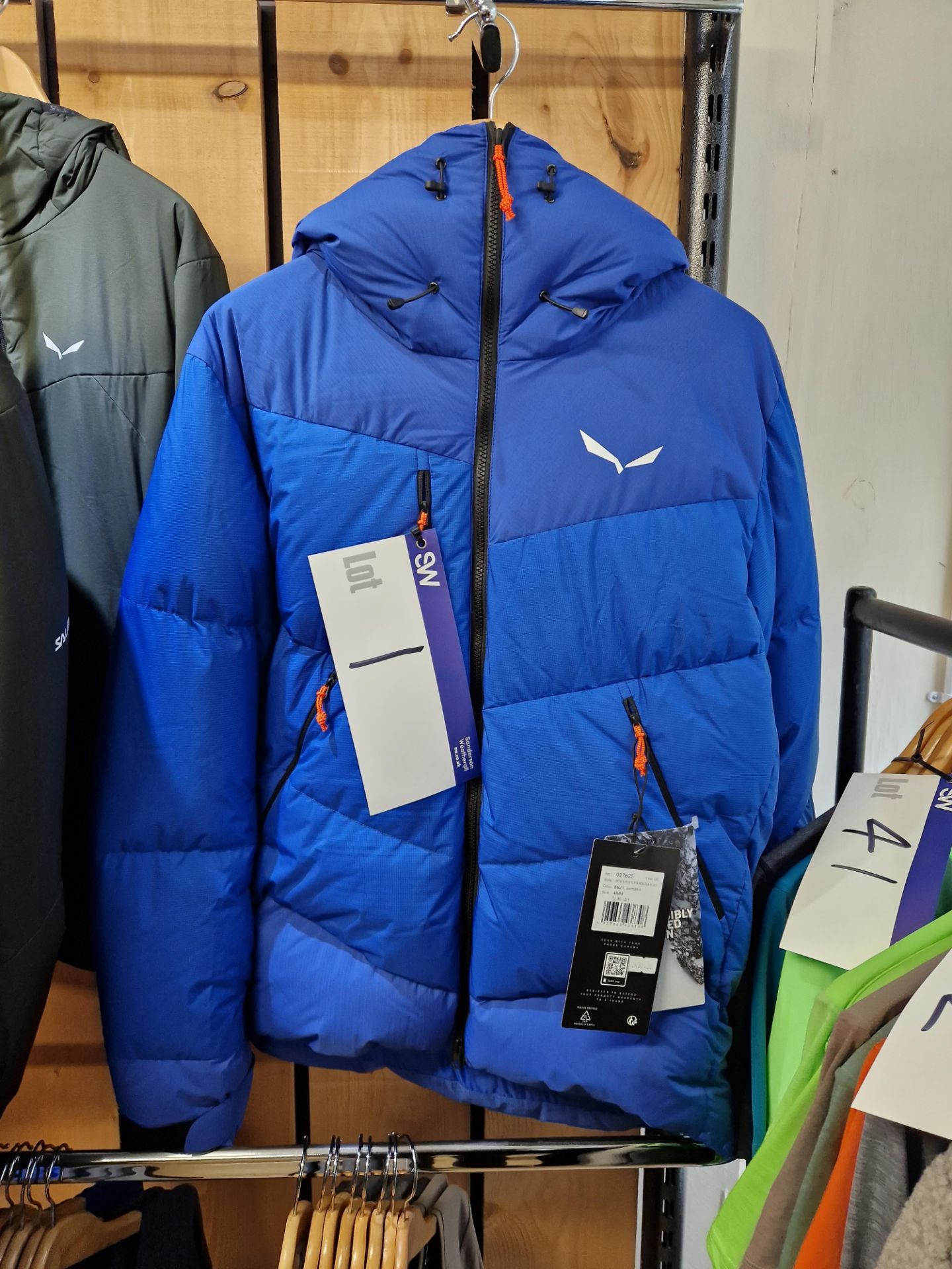 Salewa Pure Mountain Ortles Heavy PTX/RDSDWM Jacket, Colour: Electric Blue, Size: 48/M Please read