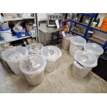 Eight Clear Plastic Bins Please read the following important notes:- ***Overseas buyers - All lots