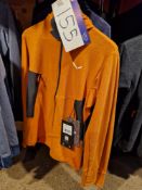 Two Salewa Lavaredo Hemp M Hooded Jackets, Colour: Autumnal, Sizes: 48/M, 50/L Please read the
