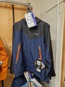 Two Salewa M Moiazza Jackets, Colour: Navy Blazer, Sizes: 48/M, 50/L Please read the following