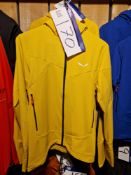 Two Salewa Agner DST M Jackets, Colour: Gold, Sizes: 46/S, 48/M Please read the following