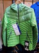 Salewa Pure Mountain Ortles Light 2 Down M Hood Jacket, Colour: Classic Green, Size: 48/M Please