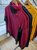 Six Salewa and Dynafit T-Shirts, Colours: Beet Red / Magnet / Feldspar / Silvrette, Sizes: S to M