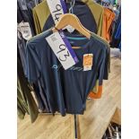 Five Dynafit T-Shirts, Colours: Blueberry, Winter Moss, Sizes: 46/S, 48/M, 50/L Please read the